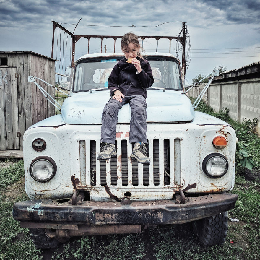 Vladimir And An Old Truck