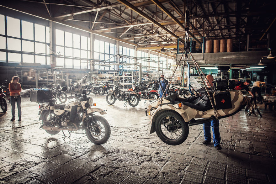 Visiting The Ural Motorcycle Factory In Irbit, Russia And Doing A Complete Service To Our Bike