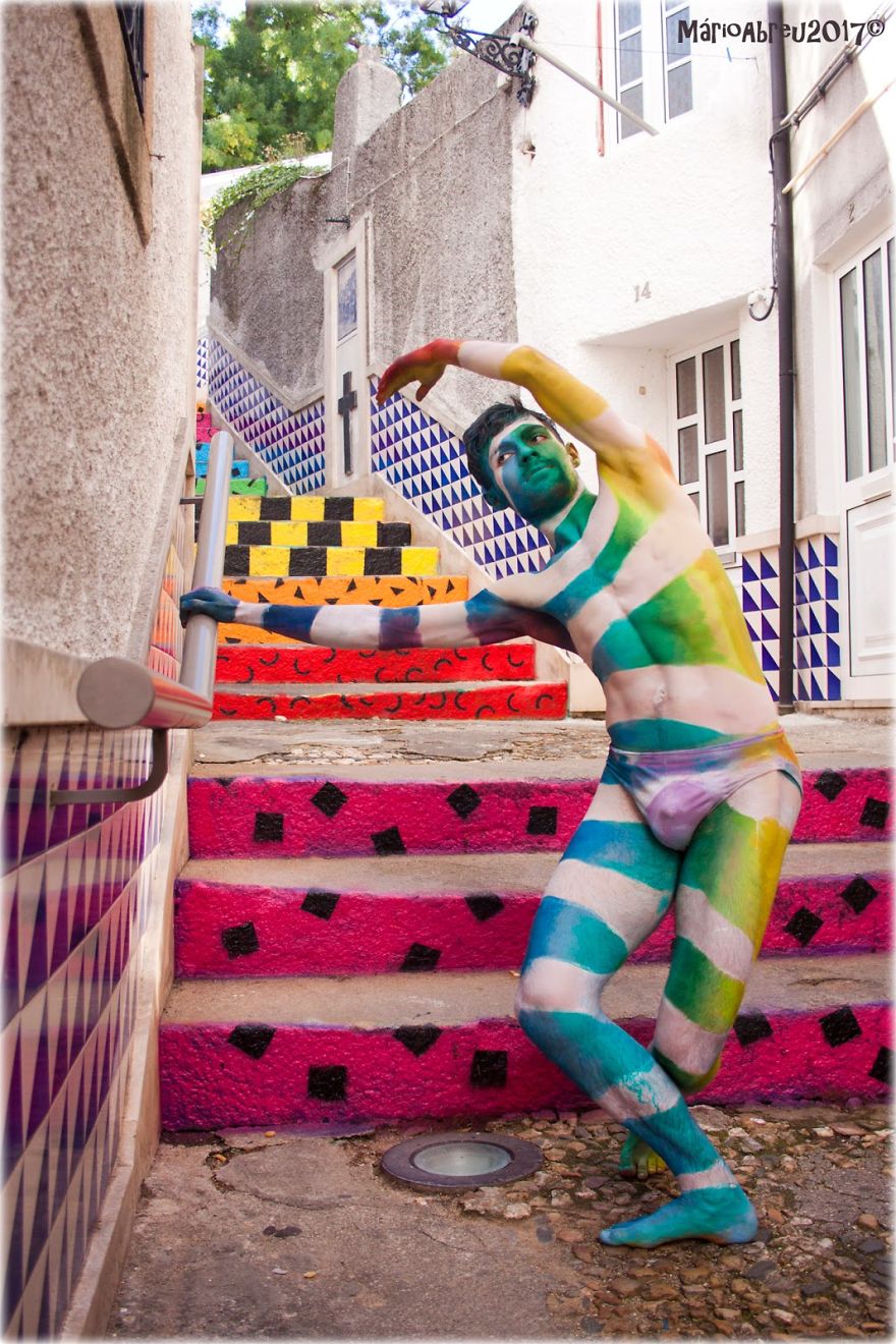 Over 750 Painted In Rainbow Colors, People Spread Love, Peace, Happiness, And Colors Around