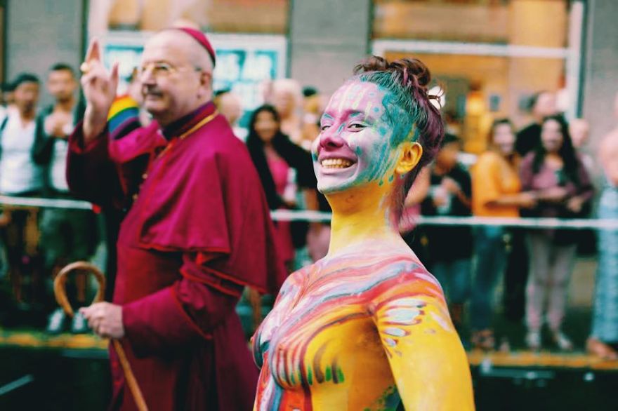 Over 750 Painted In Rainbow Colors, People Spread Love, Peace, Happiness, And Colors Around Over 750 Painted In Rainbow Colors, People Spread Love, Peace, Happiness, And Colors Around