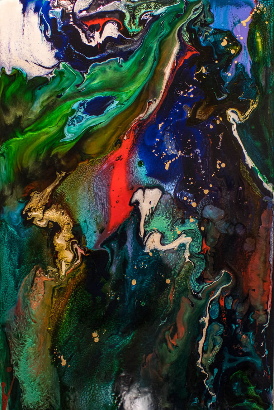 I Escape My Fears And Spend Hours Painting Worlds Of Color I Escape My Fears And Spend Hours Painting Worlds Of Color