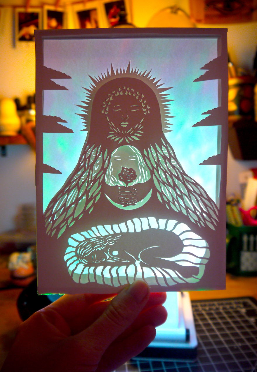 Intricate Paper Cut Shadow Boxes