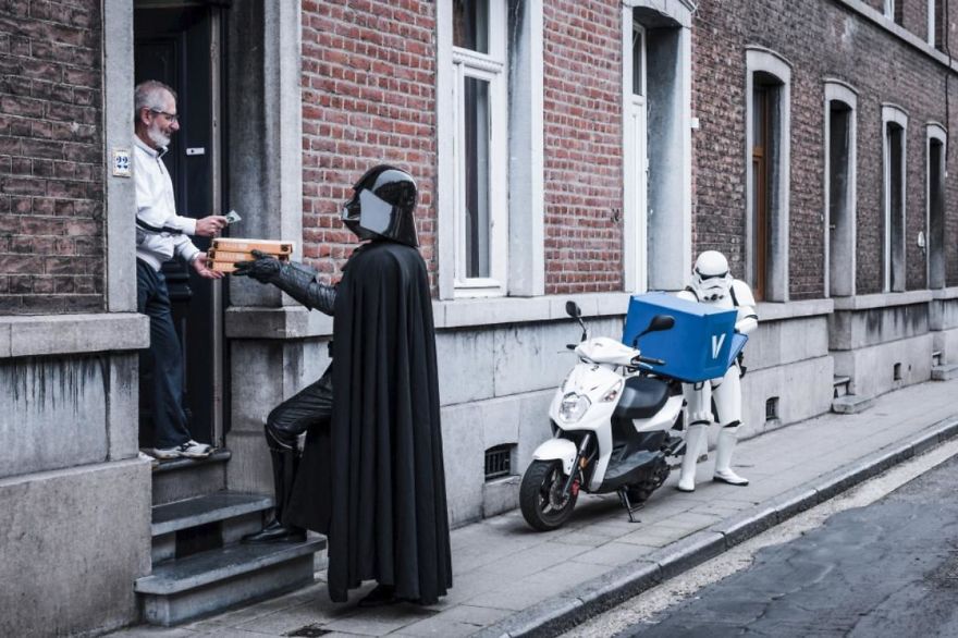 Photographer Imagines What It Would Be Like If Darth Vader Went Through A Financial Crisis
