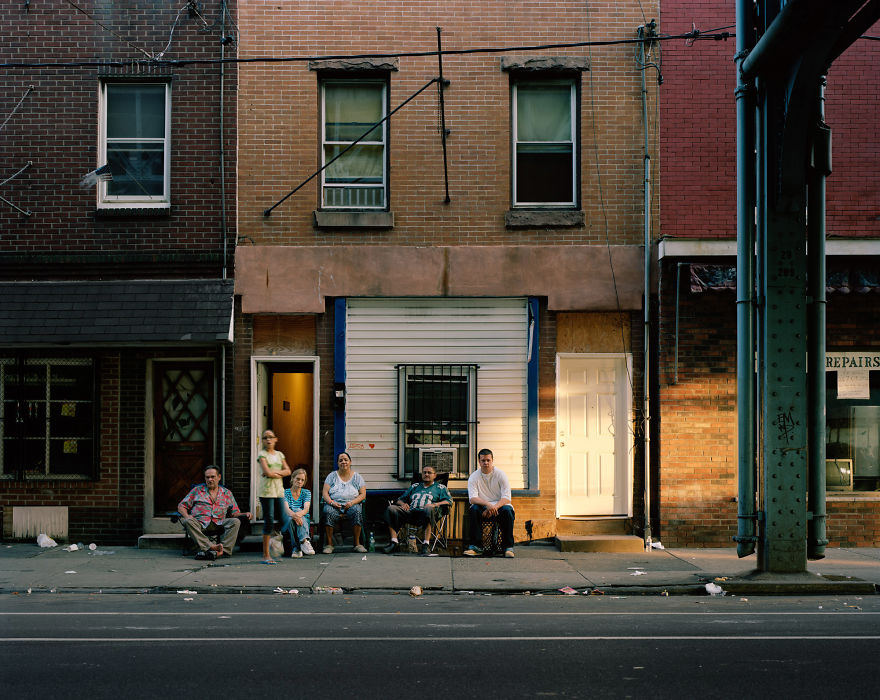 Photography of people in one of the Kensington Avenue street