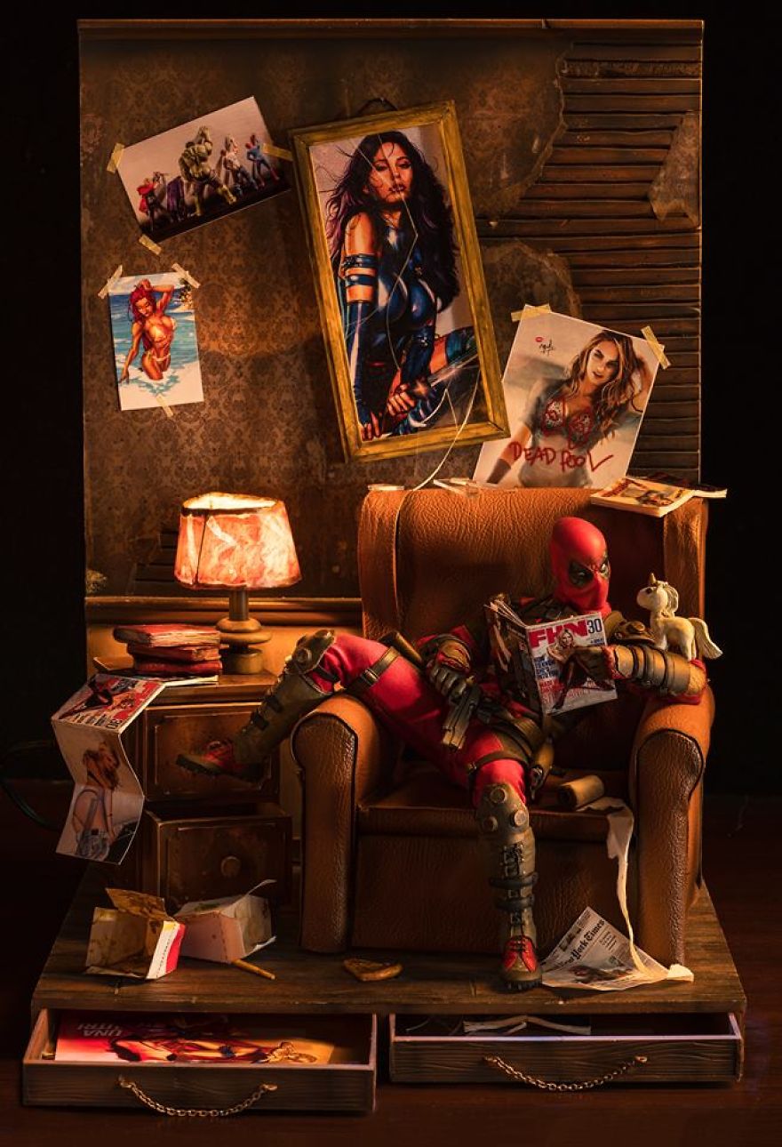 The Secret Life Of Superhero Toys By Edy Hardjo (New Pics)