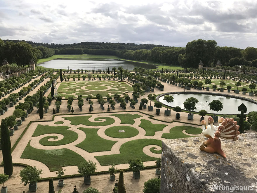 These Dinosaur-Mushroom Toys Have Traveled More Than Most People