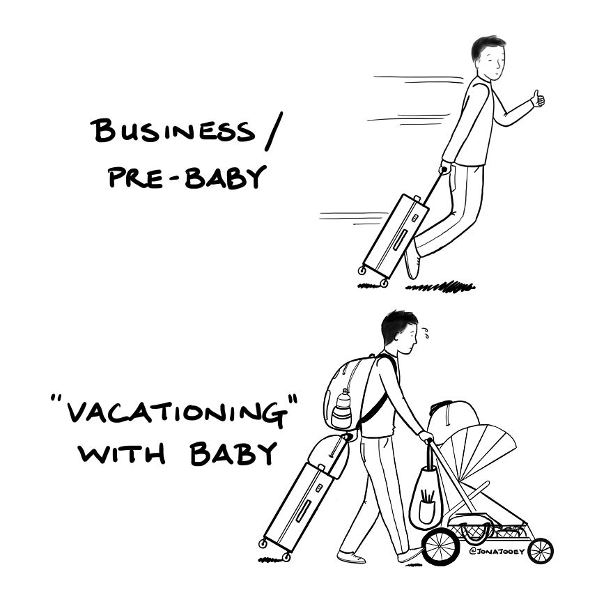 10 Illustrated Things I Learned About Parent Life From Traveling