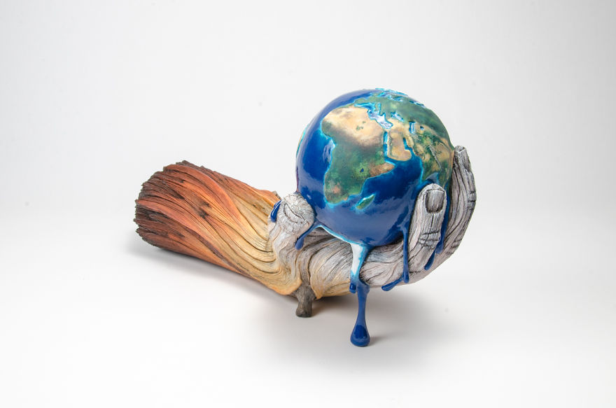 This Sculptor Will Mess With Your Head By Making You Think His Work Is Made From Wood