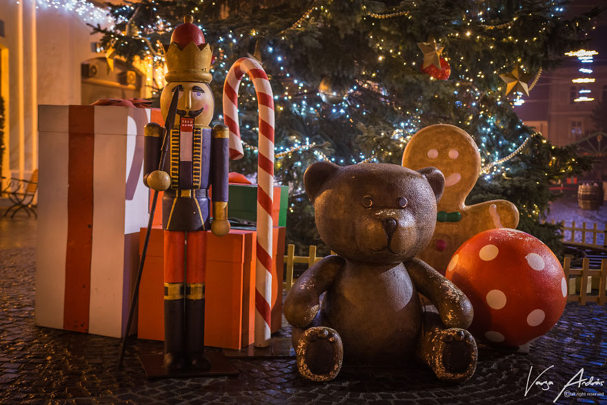 Christmas Lights In Székesfehérvár, Hungary