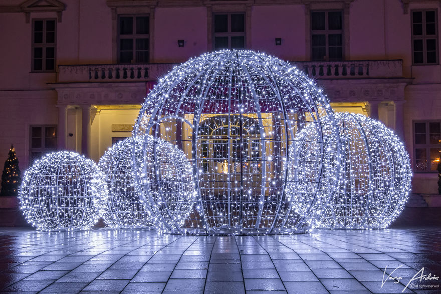 Christmas Lights In Székesfehérvár, Hungary