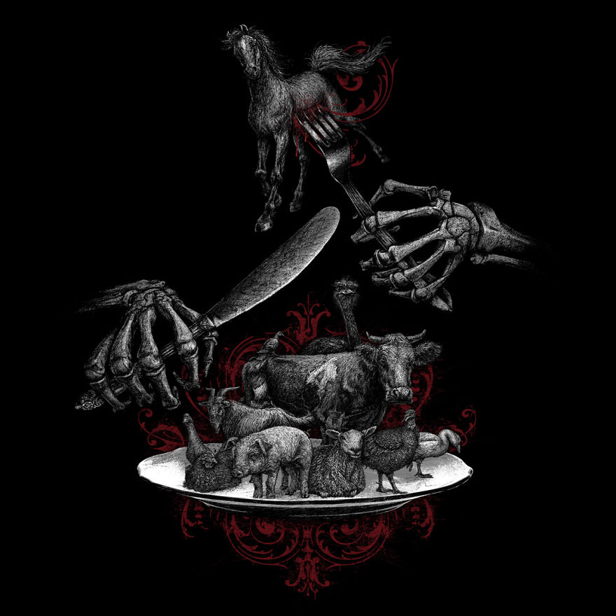 Human Animals By German Animal Rights Artist Roland Straller