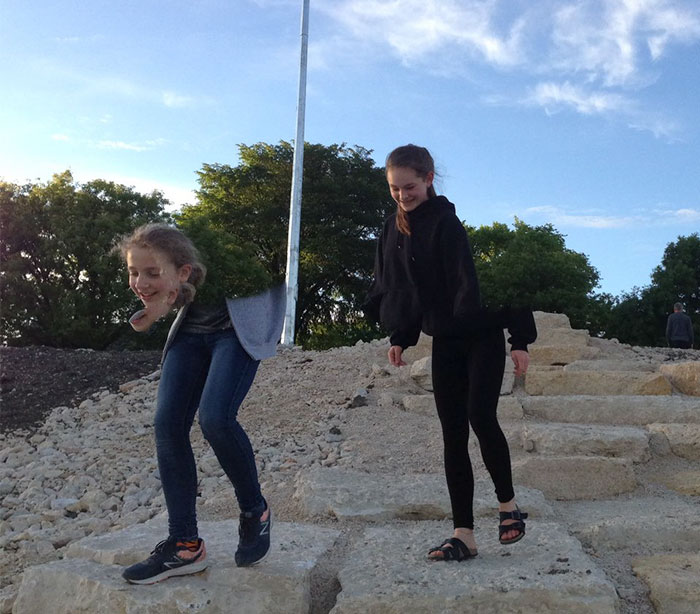 An Old Woman Saw Us Walking Together And Asked Us If She Wanted Her To Take A Picture Of Us But She Didn't Know It Was On Panoramic