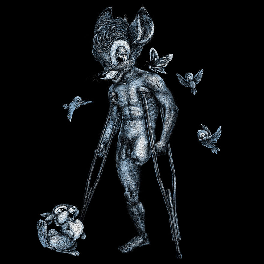 Human Animals By German Animal Rights Artist Roland Straller