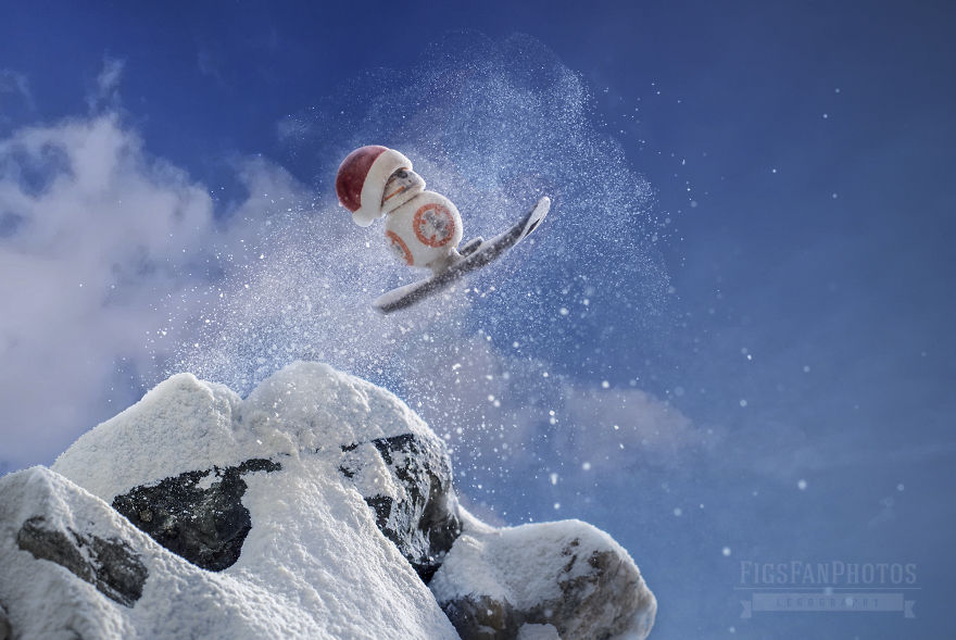 Merry Force Be With You! I Couldn't Wait To The Premiere So I Created Xmas Themed Lego Star Wars Photos