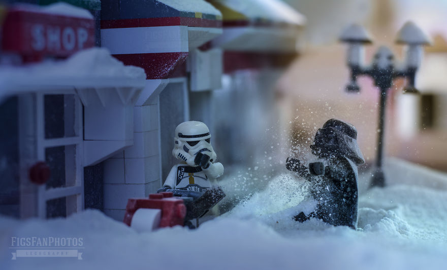 Merry Force Be With You! I Couldn't Wait To The Premiere So I Created Xmas Themed Lego Star Wars Photos