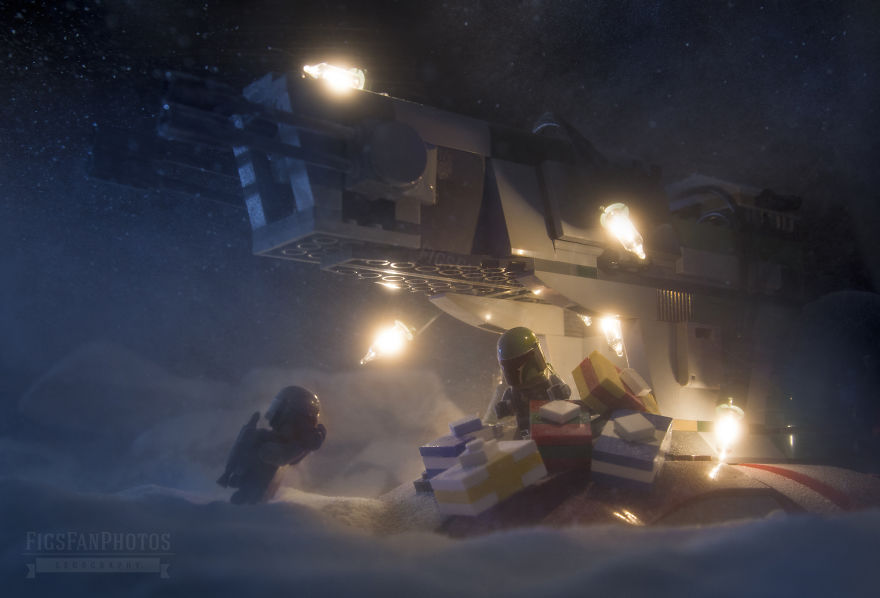 Merry Force Be With You! I Couldn't Wait To The Premiere So I Created Xmas Themed Lego Star Wars Photos