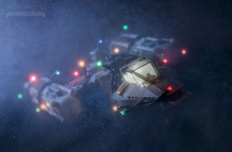 Merry Force Be With You! I Couldn't Wait To The Premiere So I Created Xmas Themed Lego Star Wars Photos