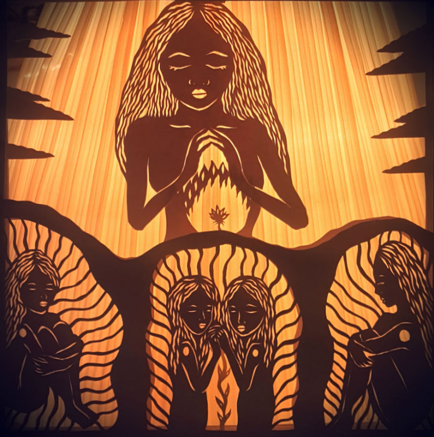 Intricate Paper Cut Shadow Boxes