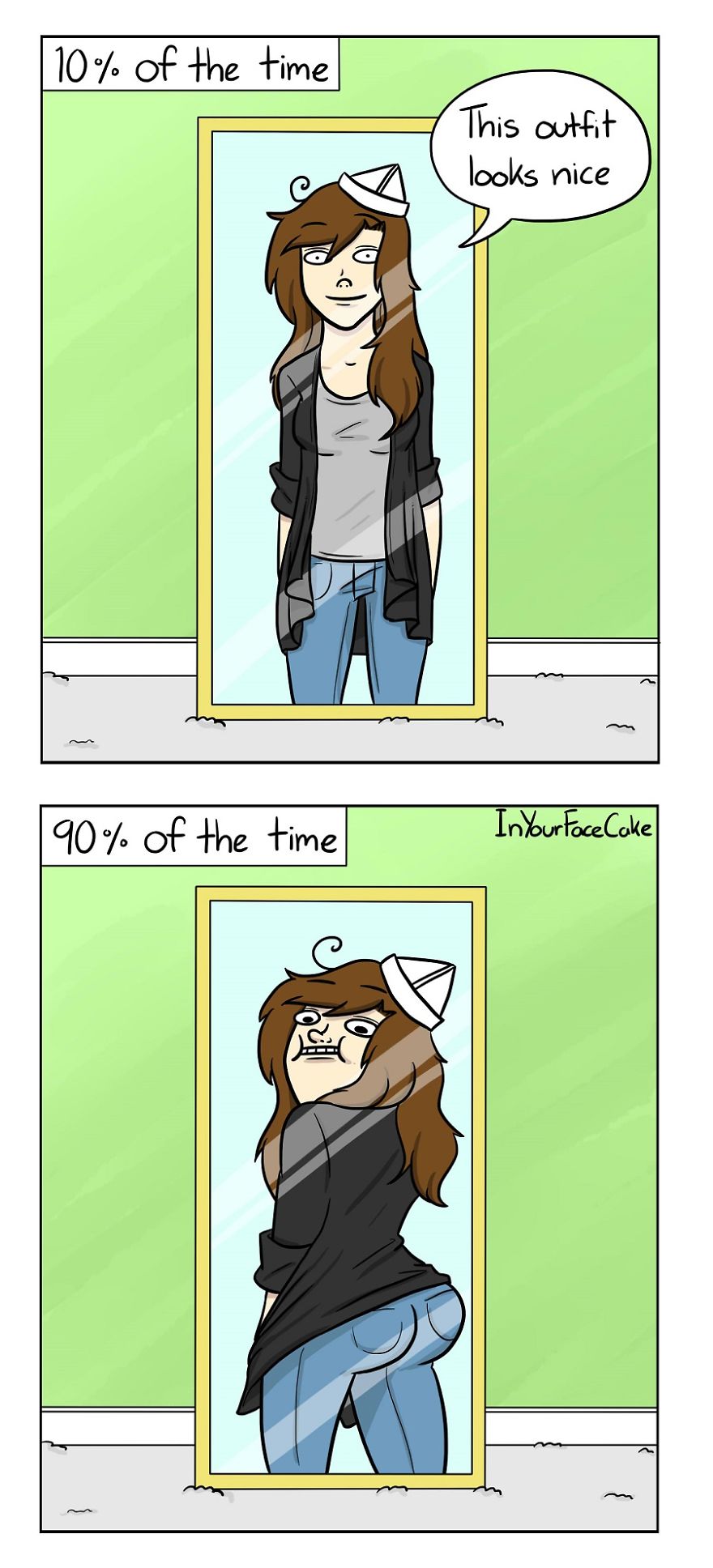 In Your Face Cake Comics - Oc