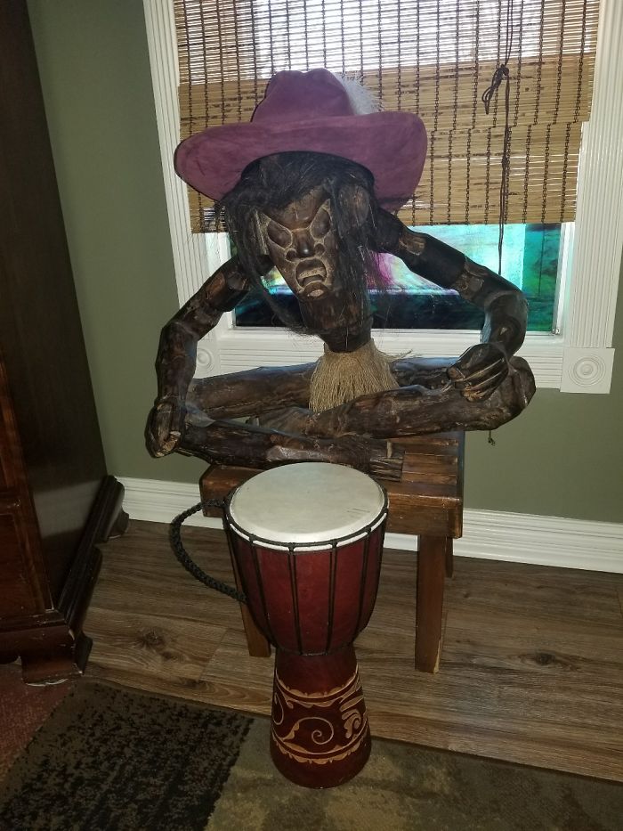 Tiki Man At My Aunts House