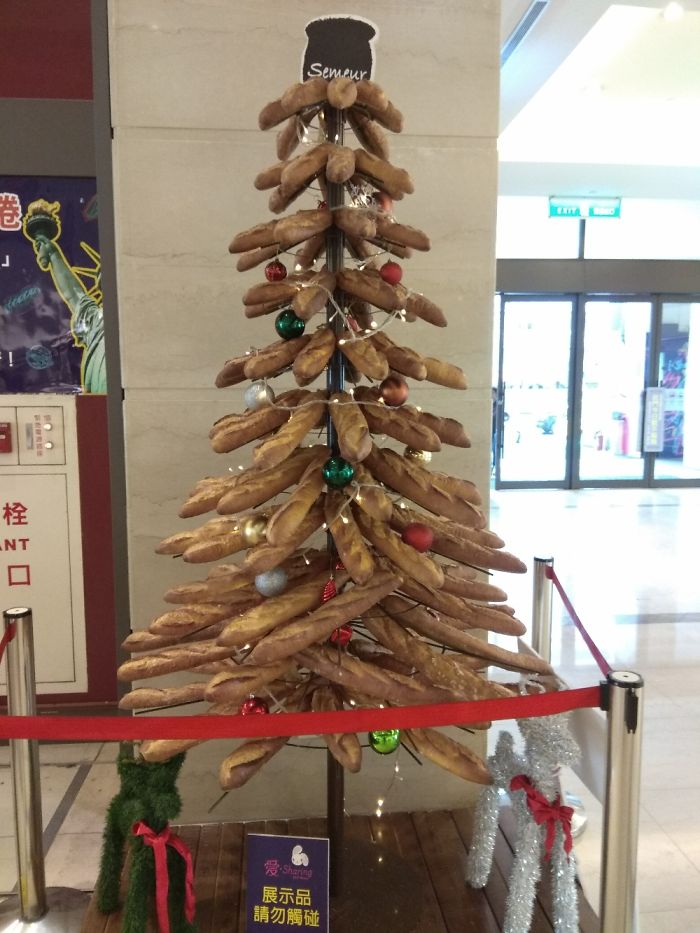 A Bakery In My City Has This Awesome Baguette-Tree.