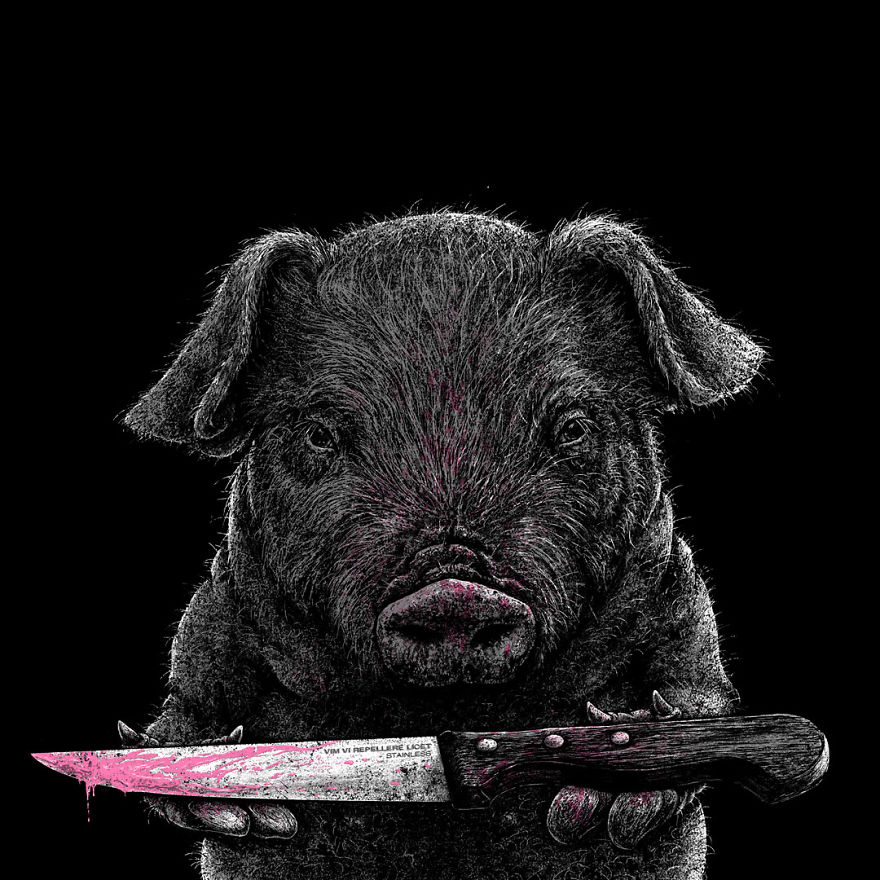 Human Animals By German Animal Rights Artist Roland Straller