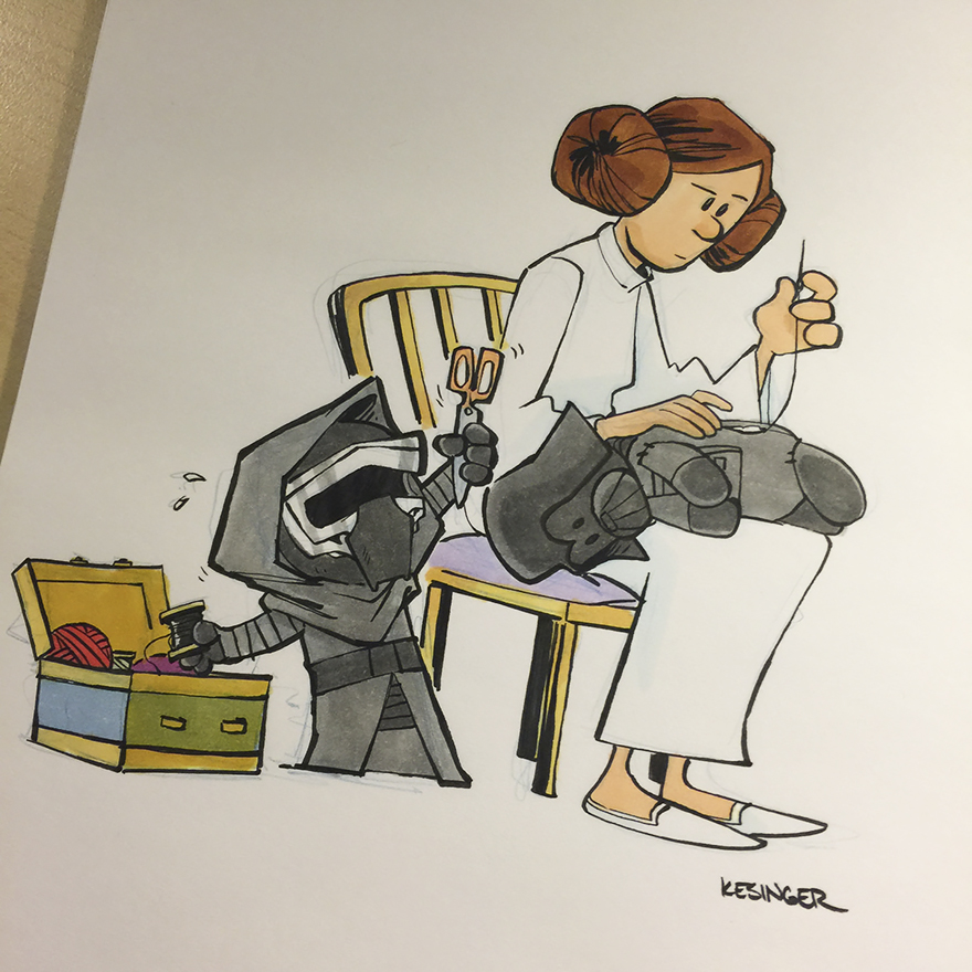 Calvin-Hobbes-Star-Wars-Drawings-Brian-Kesinger