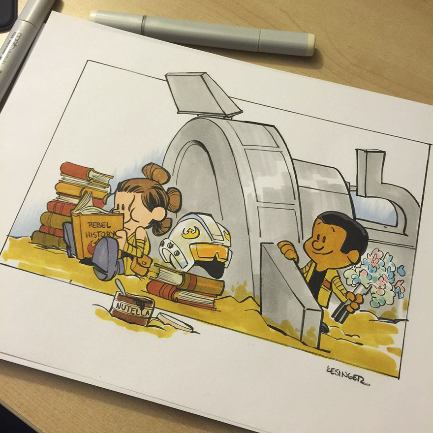 Calvin-Hobbes-Star-Wars-Drawings-Brian-Kesinger