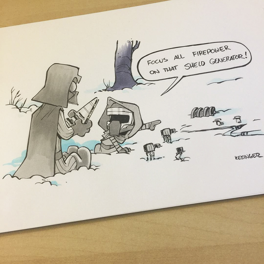 Calvin-Hobbes-Star-Wars-Drawings-Brian-Kesinger