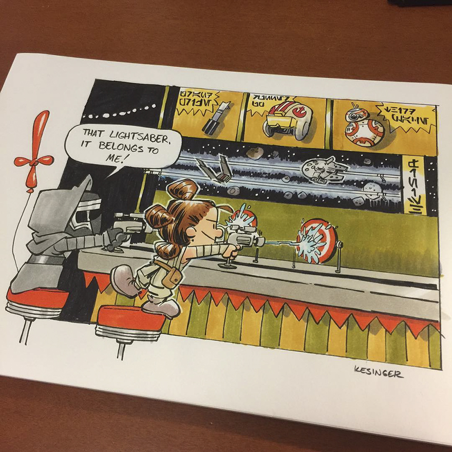 Calvin-Hobbes-Star-Wars-Drawings-Brian-Kesinger