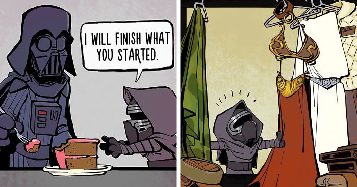 Disney Illustrator Combines Star Wars And Calvin & Hobbes, And The Result Is Adorable