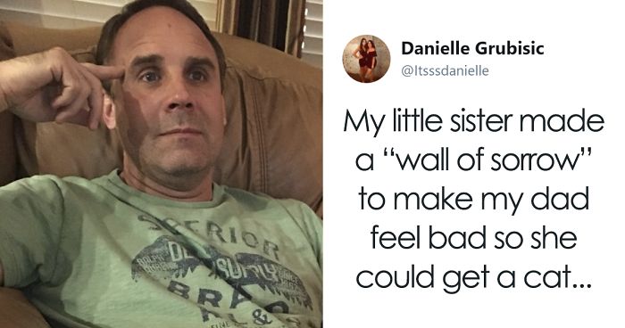 Daughter Tries To Guilt-Trip Her Dad Into Getting Her A Kitty, Gets The Best Response