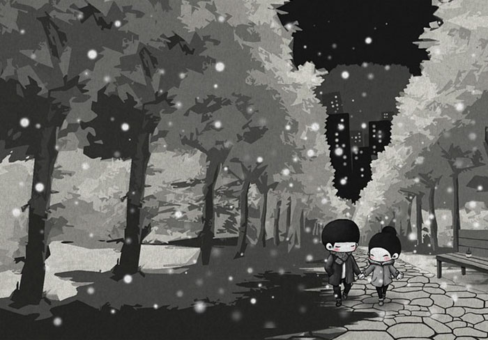 Winter Image Like Straight From A Book 