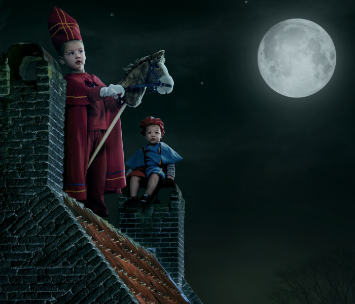 My Sons In The Leading Role Of  “Saint Nicholas” And “Black Pete”