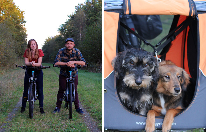 Bike Expedition Around The World With 2 Dogs