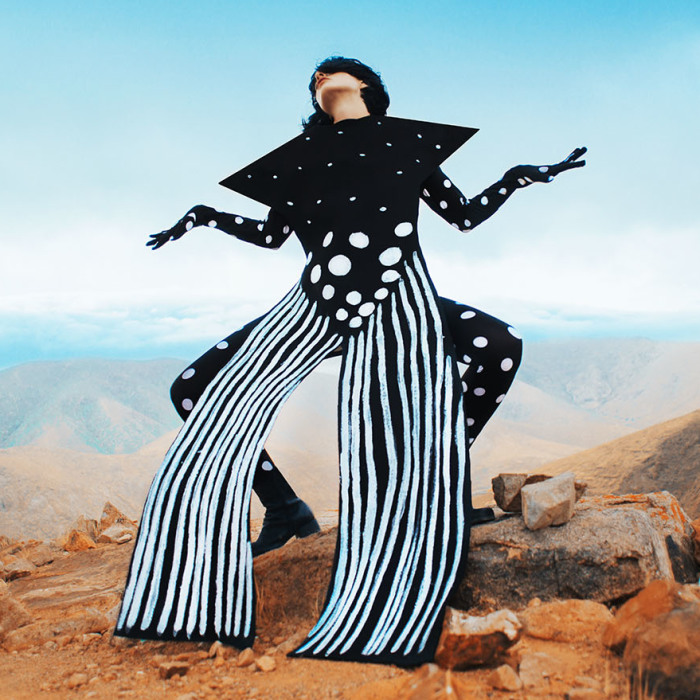 I Made Costumes And Flew To An Island To Make Surreal Space Selfportraits