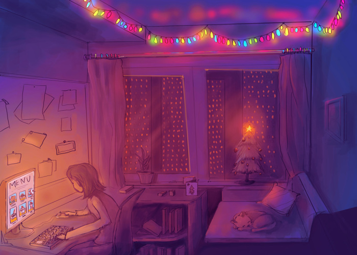 My Friend Opened Up About Her Anxiety By Illustrating How It Makes Her Feel At Christmas (Then Did It For Others)