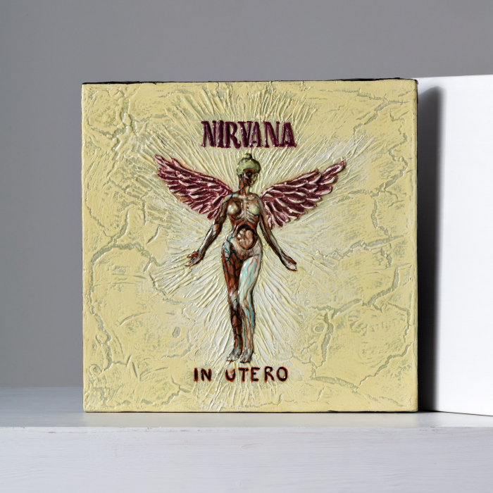 Vinylmateric: Reinterprerations Of Vinyl Covers That Have Made The History Of Rock In Materic Art Style