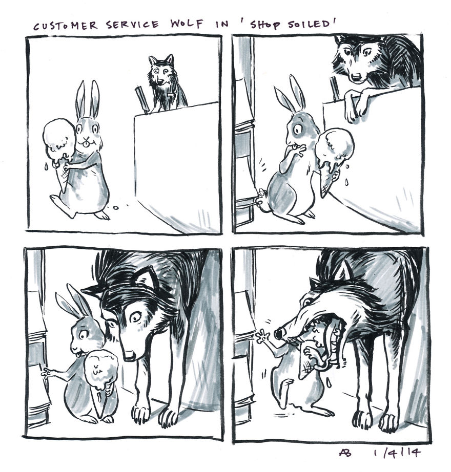 Customer Service Wolf In 'Shop Soiled'