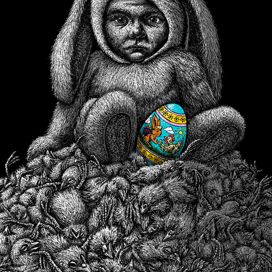 Human Animals By German Animal Rights Artist Roland Straller