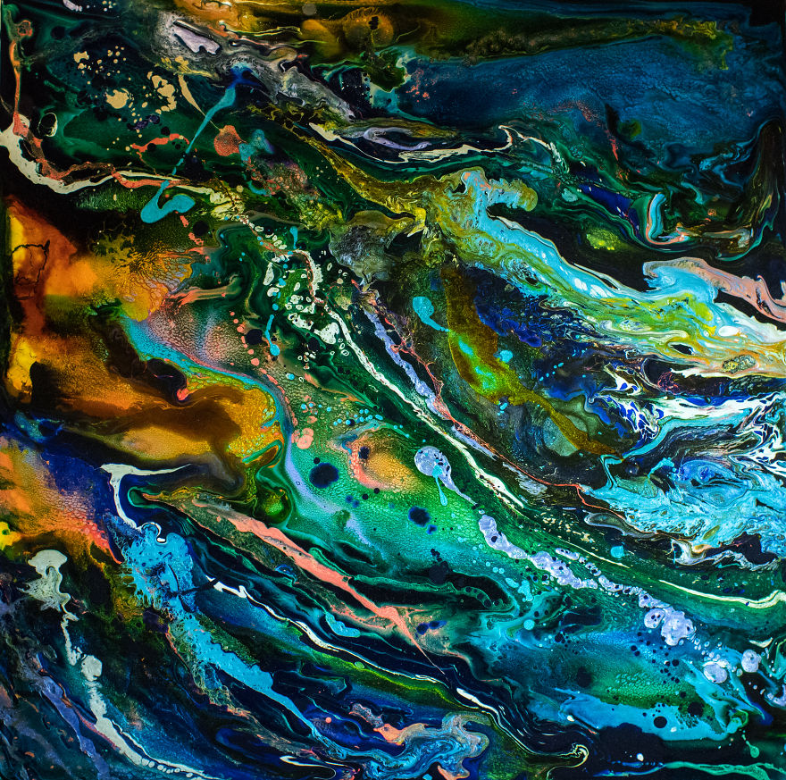 I Escape My Fears And Spend Hours Painting Worlds Of Color