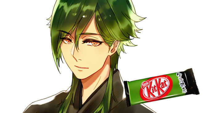 Illustrator Transform The Kit Kat Flavors Into Fantastic Anime Characters