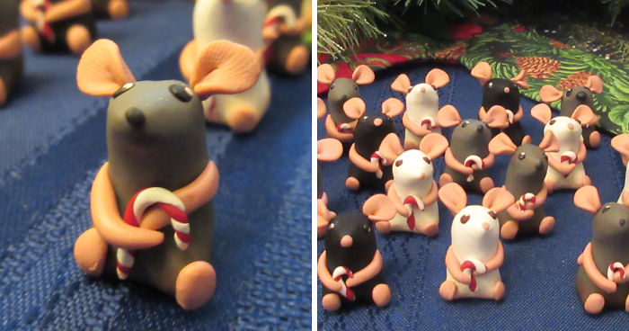 I Made An Army Of Adorable Clay Mice