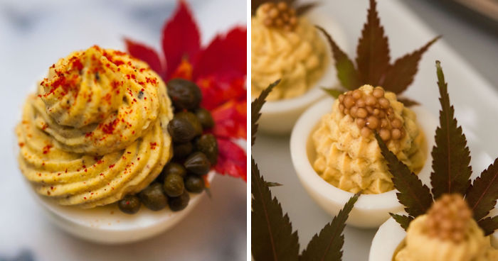 I Make Extra Fancy Deviled Eggs