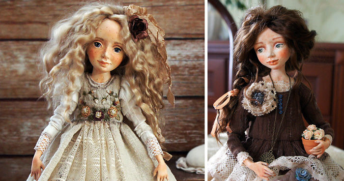 I Create One-Of-A-Kind Art Dolls Entirely From Scratch