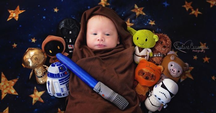 I Shot This Star Wars Themed Newborn Session