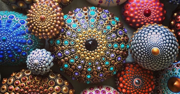 Tactile Art: I Create 3D Mandala Stones