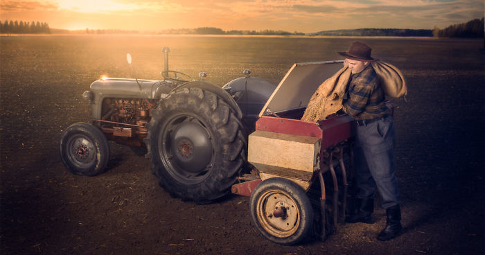 I Made A Tribute To All Farmers And Especially To My Father And Grandfather