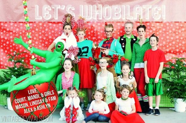 This Year We Decided To Take A Trip To Whoville And We Found The Grinch On A Wrecking Ball Putting On A Show