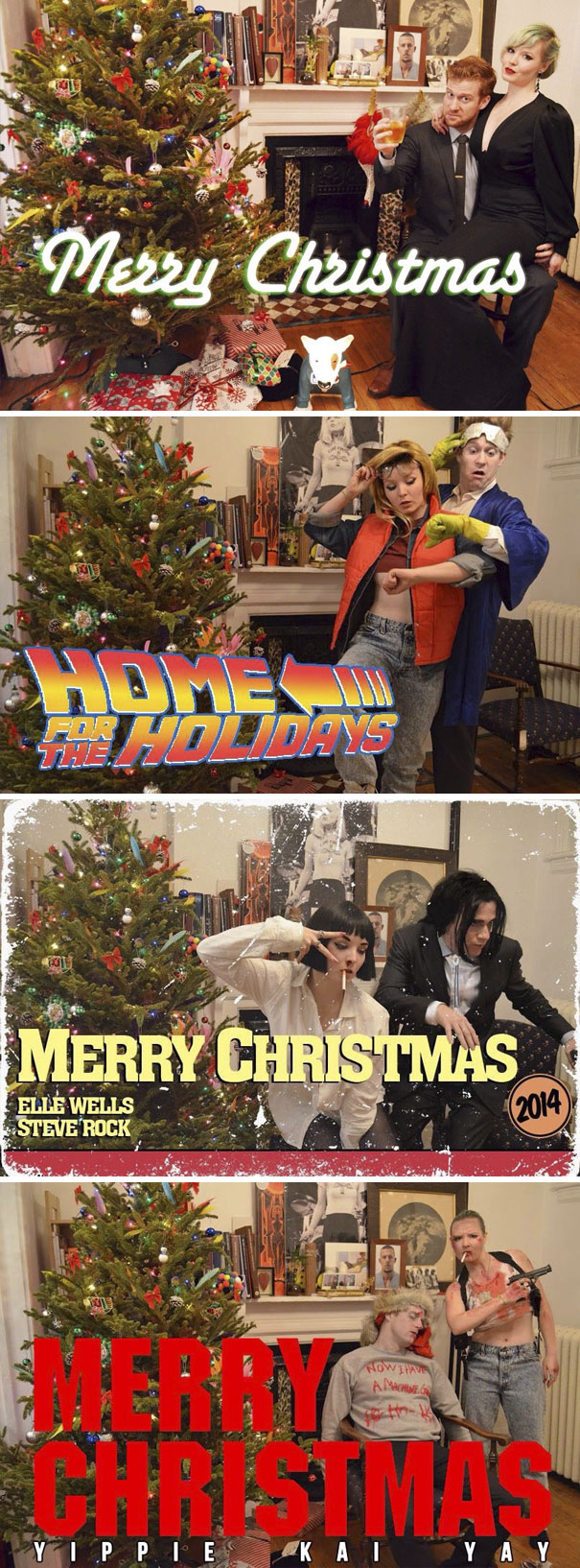 The Wife And I Shot Some Unorthodox Christmas Cards